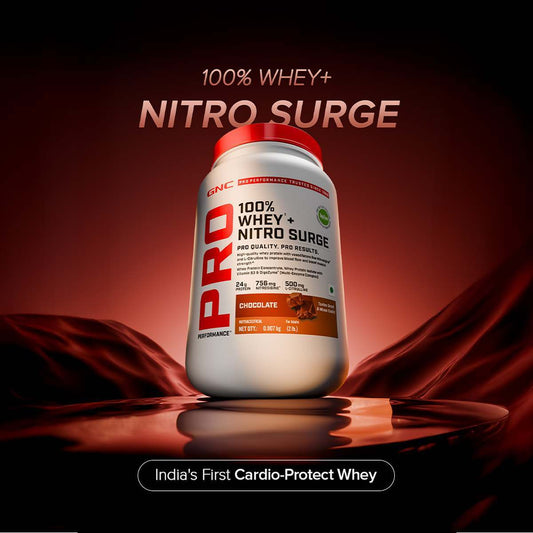 PP 100% Whey Nitro Surge Chocolate- 4LB
