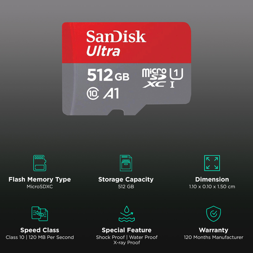 Sandisk Ultra MicroSDXC Memory Card