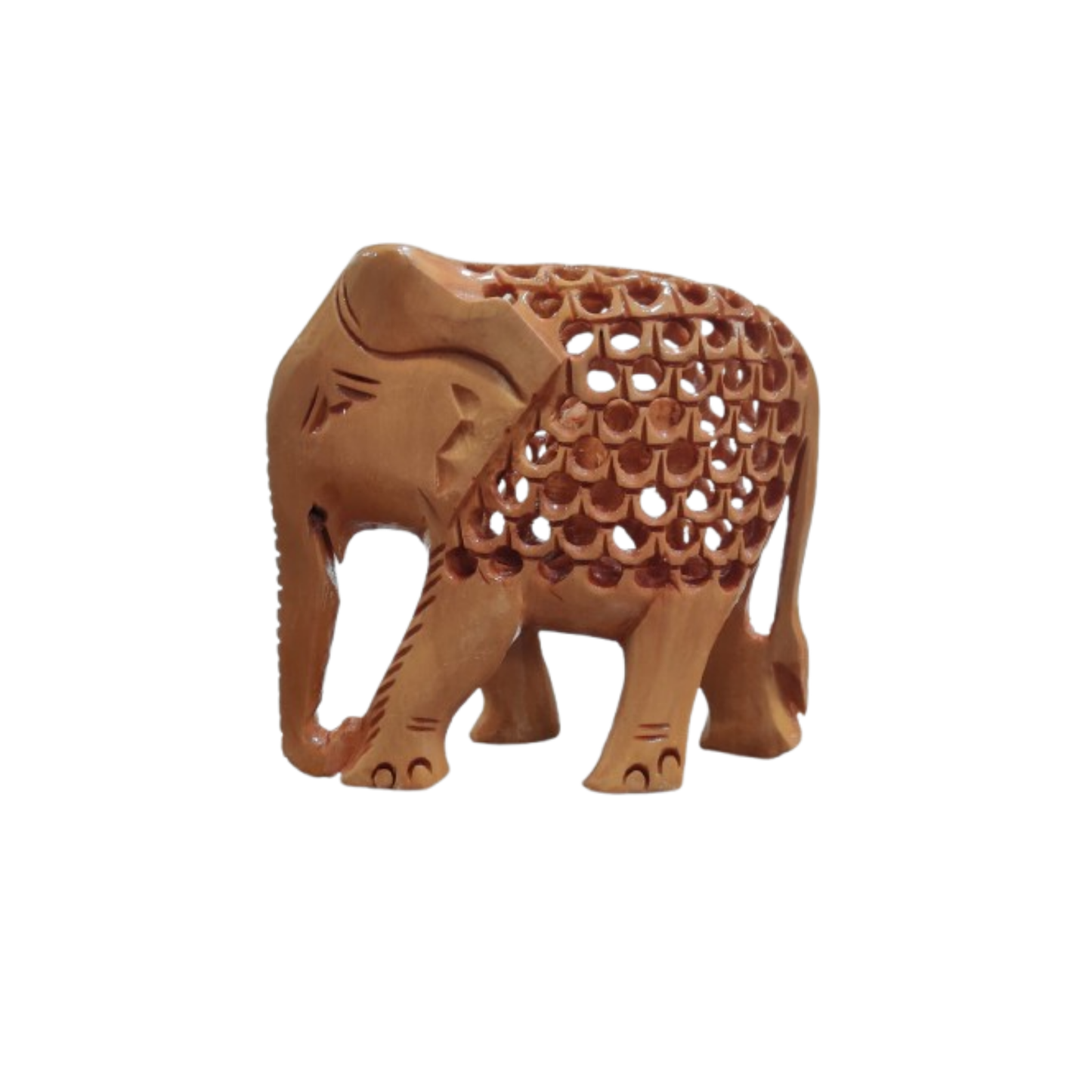 Hand Carved Wooden Elephant