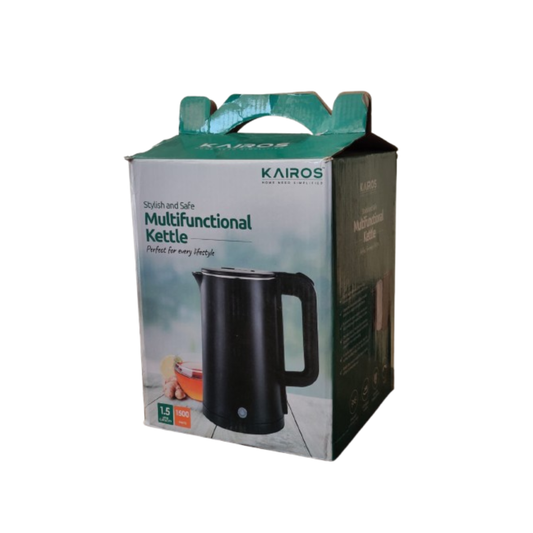 Stainless Steel 1.5L Rotating Electric Kettle