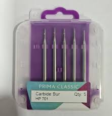 Import Pack of 5 HP Carbide Burs for Dental Handpieces, Size 701
