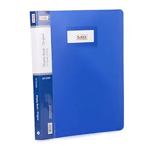 SY310F Aqua Blue 10 Pockets F/C Display Book, Weight: 152 g