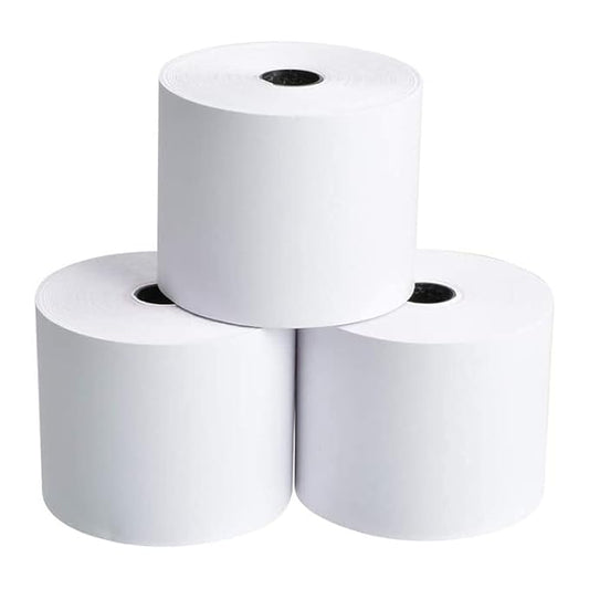 Store 3 inch White Thermal Paper Roll, Size: 79mmx50m