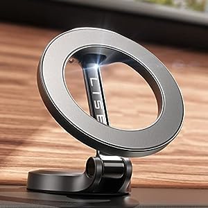 Fits MagSafe Car Mount, [20 Strong Magnets] Magnetic Phone Holder for Car