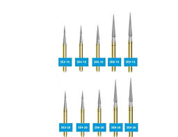 Import Pack of 10 Dental Carbide Burs - Model 350111 SE9 for Precision Dental Procedures