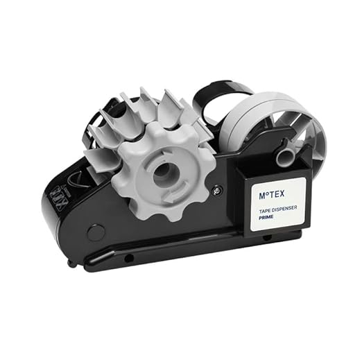 Prime Tape Dispenser and Cutter - Black with Grey