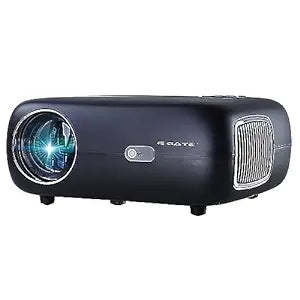 Automatic 6900lm Full HD Android Black LED Projector with Auto Focus & Keystone, Dual WiFi & BT & 210 inch Large Display, E08i33