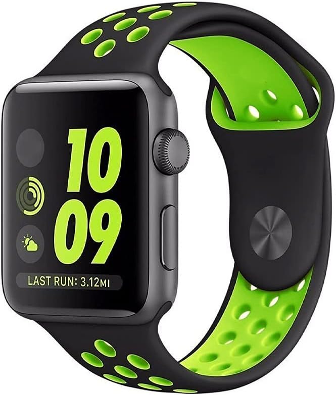 Sport Band for Apple Watch 41mm 40mm 38mm, Soft Replacement Wrist Strap