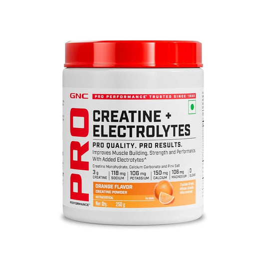 GNC CREATINE + ELECTROLYTES(ORANGE) POWDER 400G
