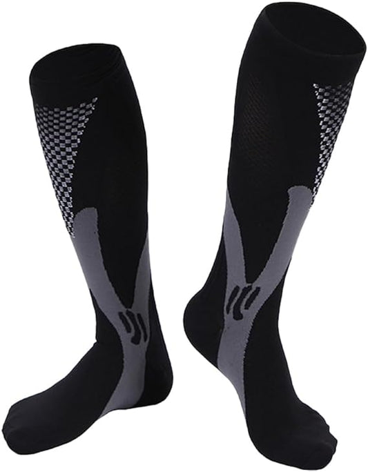 Men Running Socks Unisex Athletic Compression Socks for Men Running, Cycling