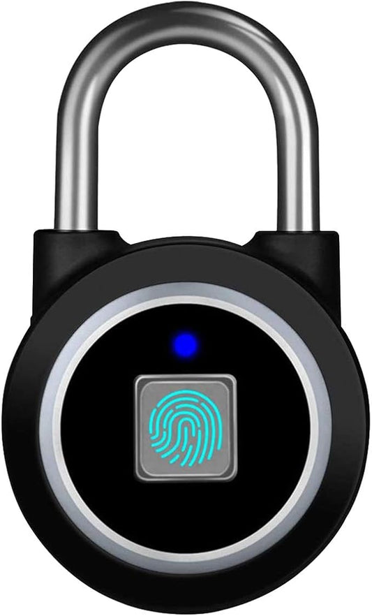 Pad Lock with fingerprint Round