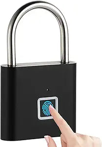 Pad Lock with fingerprint Square