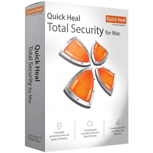 Quick Heal Total Security for Mac Regular 1 User 1 User with CD/DVD