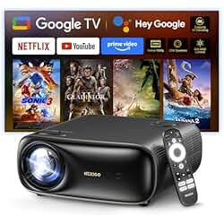 2025 New Design Wemax S5 Smart Mini Projector 500 ISO Lumens Global Version 1080P Full HD Portable Projector Hdr10 Laser DLP Projector with TV Stick/Phone/PC/PS