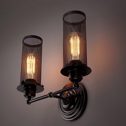 Industrial Vintage Wall Sconce 2 Lights