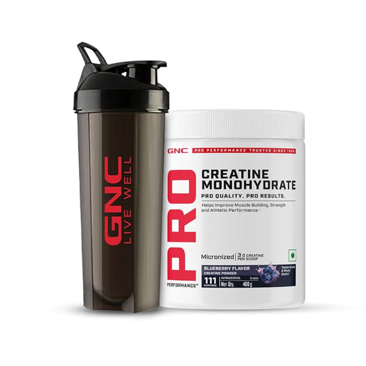 GNC Creatine Monohydrate Powder Blueberry 400gm