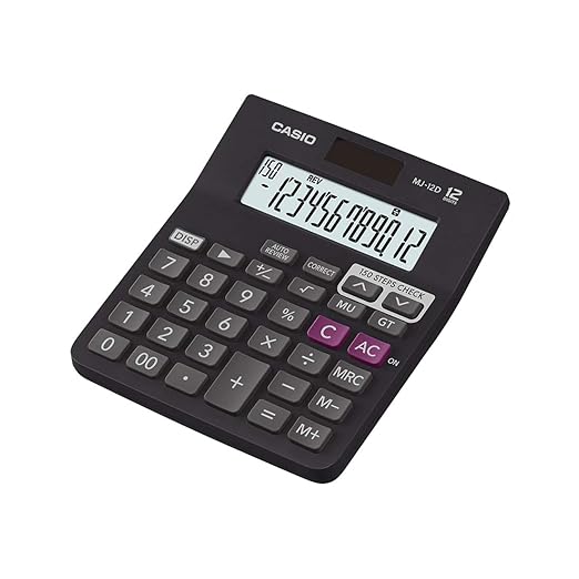 MJ-12D-Bk Electronic Calculator