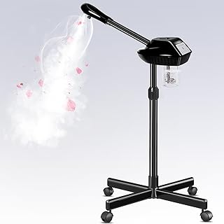 Hair Salon Steamer Nano Micro Mist Machine with Portable Sprayer and Steamer for Hair Cold/Hot Oil Treatment