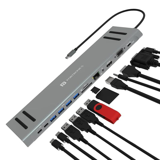 Portronics Mport 13C Thunderbolt 3.0 USB C Hub