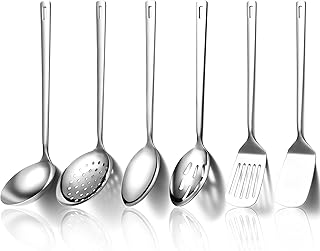 Set of 6PCS Stainless Steel Kitchen Knife with Rubber Coating Handle (KSE130)