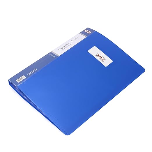 SY310F Aqua Blue 10 Pockets F/C Display Book, Weight: 152 g