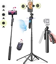 Professional Ai Face Tracking Stable Gimbal Foldable with Follow Focus for Mobile Phone Camera Video Shooting
