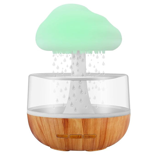 Snuggling Cloud Rain Diffuser, Snuggle Cloud, Raindrop Humidifier