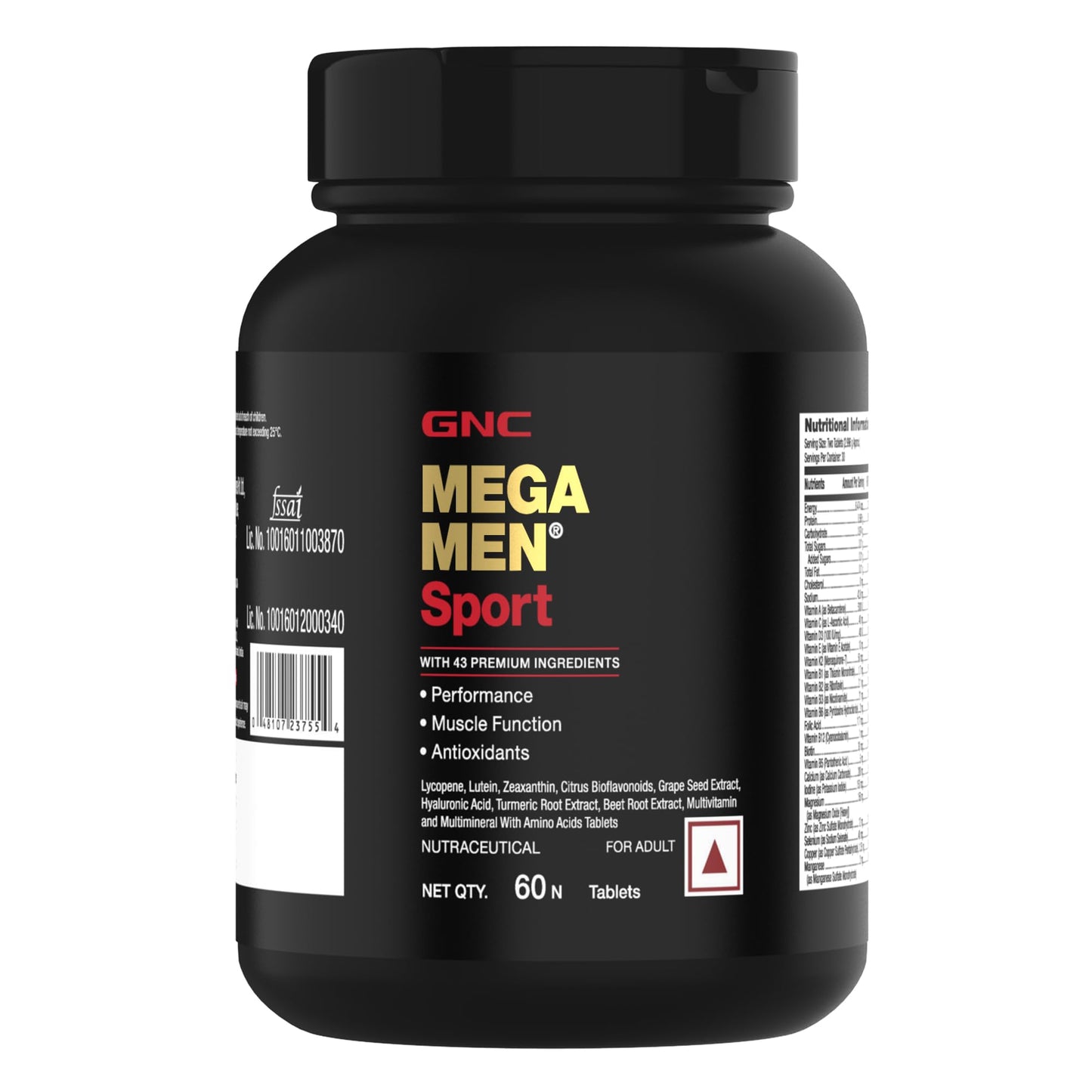 GNC Mega Men Sports Tablets 1x60