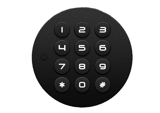 Round, Handy, and Compact Master PIN Code Access Automatic Smart Furniture Locking