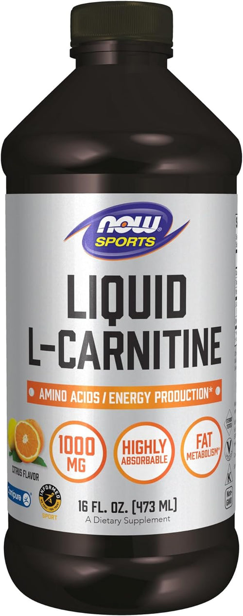 L-Carnitine Liquid 1000 Mg, Highly Absorbable, Citrus, 16-Ounce