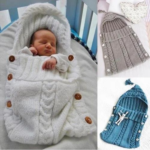 Wool Knitted Baby Sleeping Suit