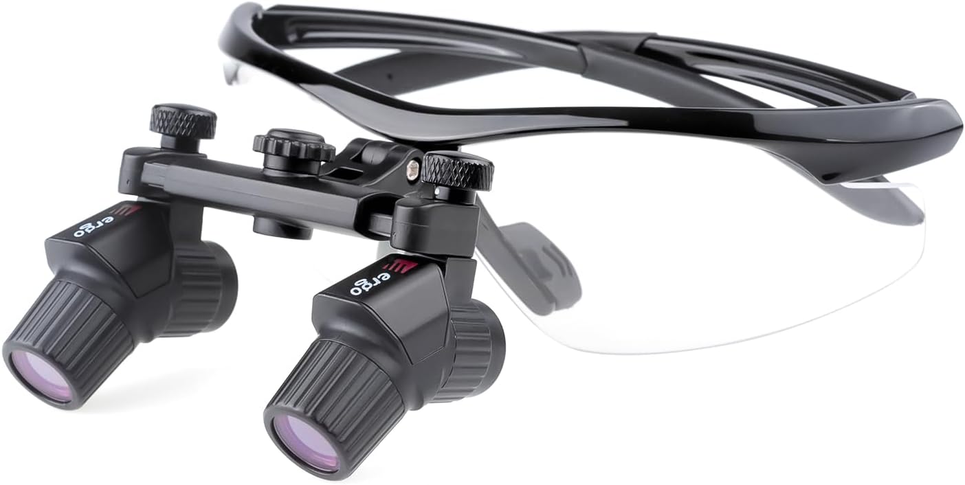 Import TTL Loupes Ergo 3.0x Magnification - Lightweight, Adjustable, High-Definition Optics for Dental Precision