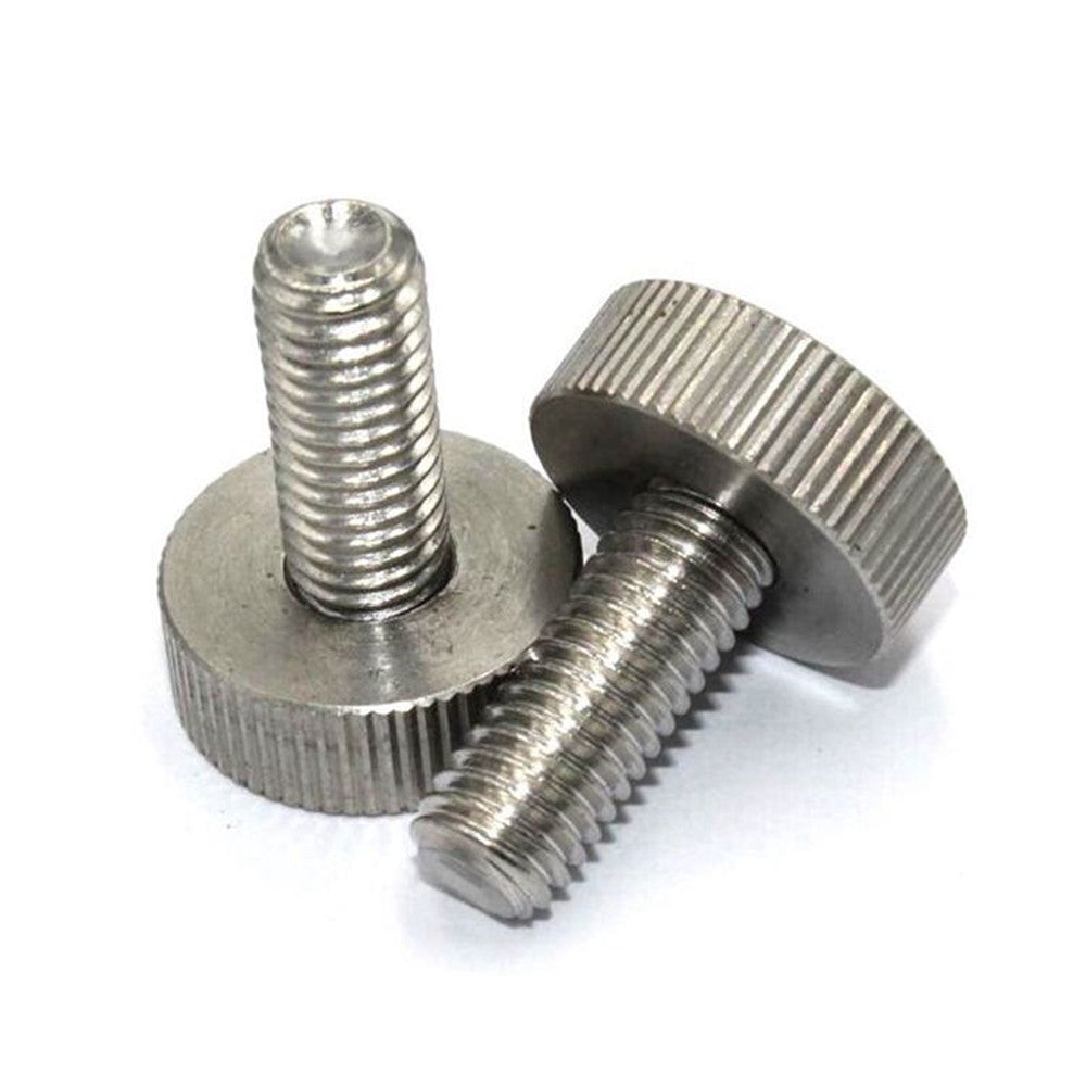 Silver Aluminum Knurling Screw