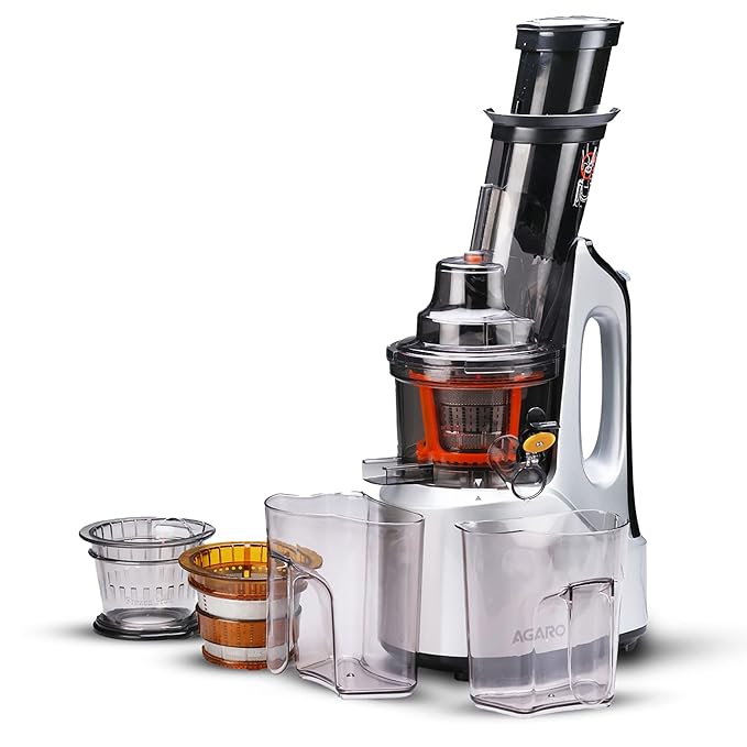 Imperial 240W Plastic Grey & Black Professional Cold Press Whole Slow Juicer