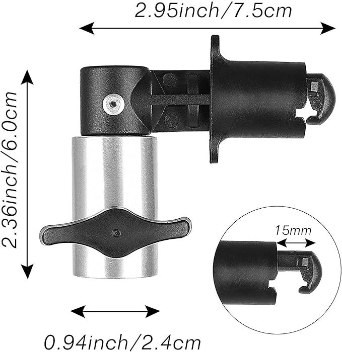 Portable Photography Background and Reflector Disc Holding Clip