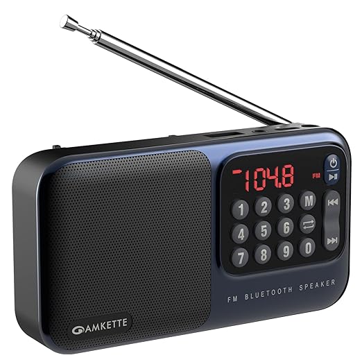 Pocket Mate FM Radio with Bluetooth Speaker