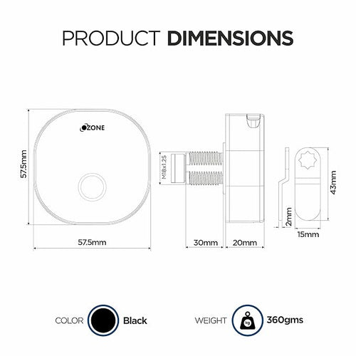 Fingerprint Lock Compact Round and Handy, Access, RFID Locking System Smart Furniture Lock