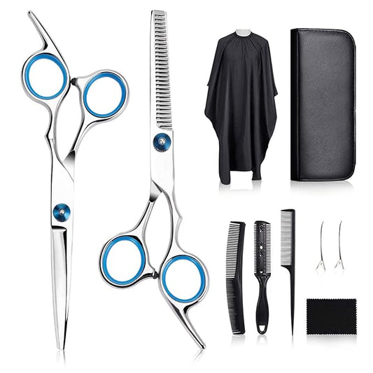 Professional Hair Cutting Barber Scissors Kit