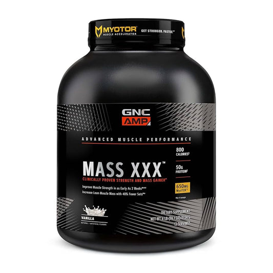 GNC AMP Mass XXX Vanilla Powder 2.72Kg