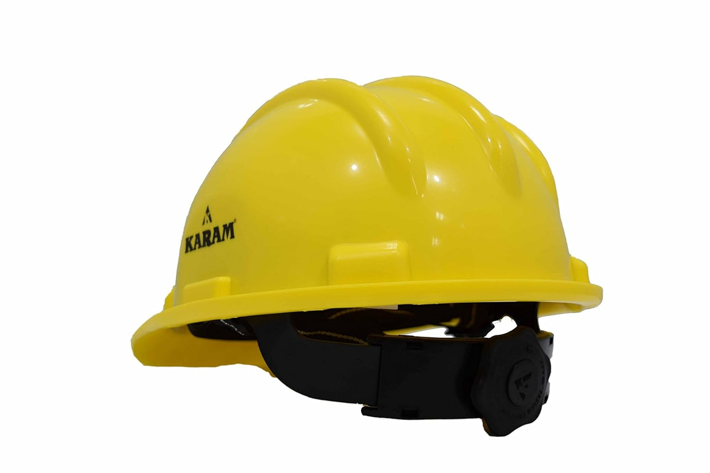 Plastic Yellow Cradle Ratchet Type Safety Helmet