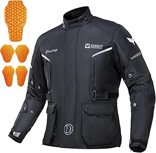 CE Armor Windproof Protective Gear Waterproof Black Men Breathable Motorcycle Airbag Jacket