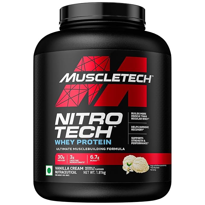 Muscletech Nitro-Tech Whey Protein (Vanilla)