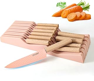 Ultra Sharp Non-Stick 7 Inch Chef Kitchen Knife with Hollow Handle (KSK459)