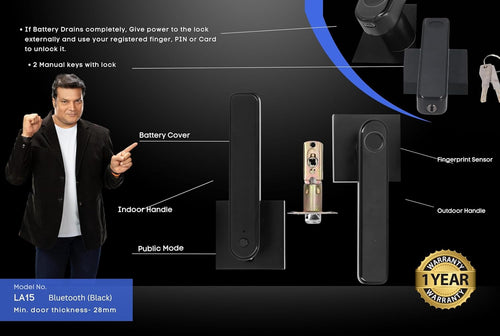 Fingerprint Door Lock with Finger Access, Mobile Application