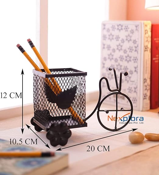 Metal Decorative Pen Stand Pencil Spoon Holder for Offices Table Accessories