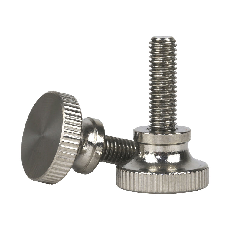 Silver Aluminum Knurling Screw