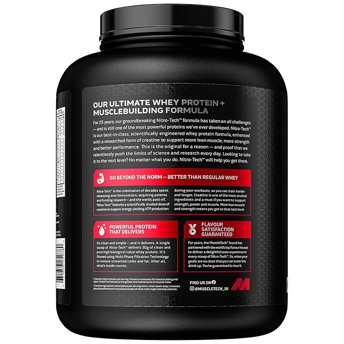 Muscletech Nitro-Tech Whey Protein (Vanilla)