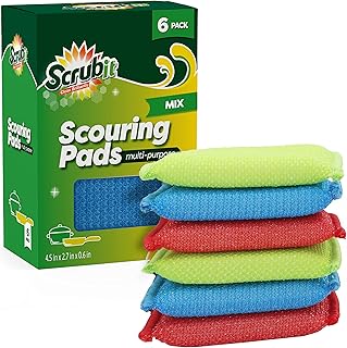 Different Color Scouring Pad Dish Sponge Washing Sponge Cleaning Product