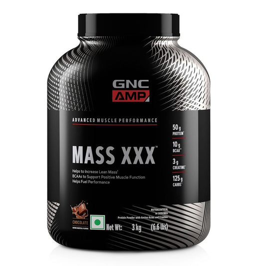 GNC AMP Mass XXX Chocolate Powder 2.72Kg