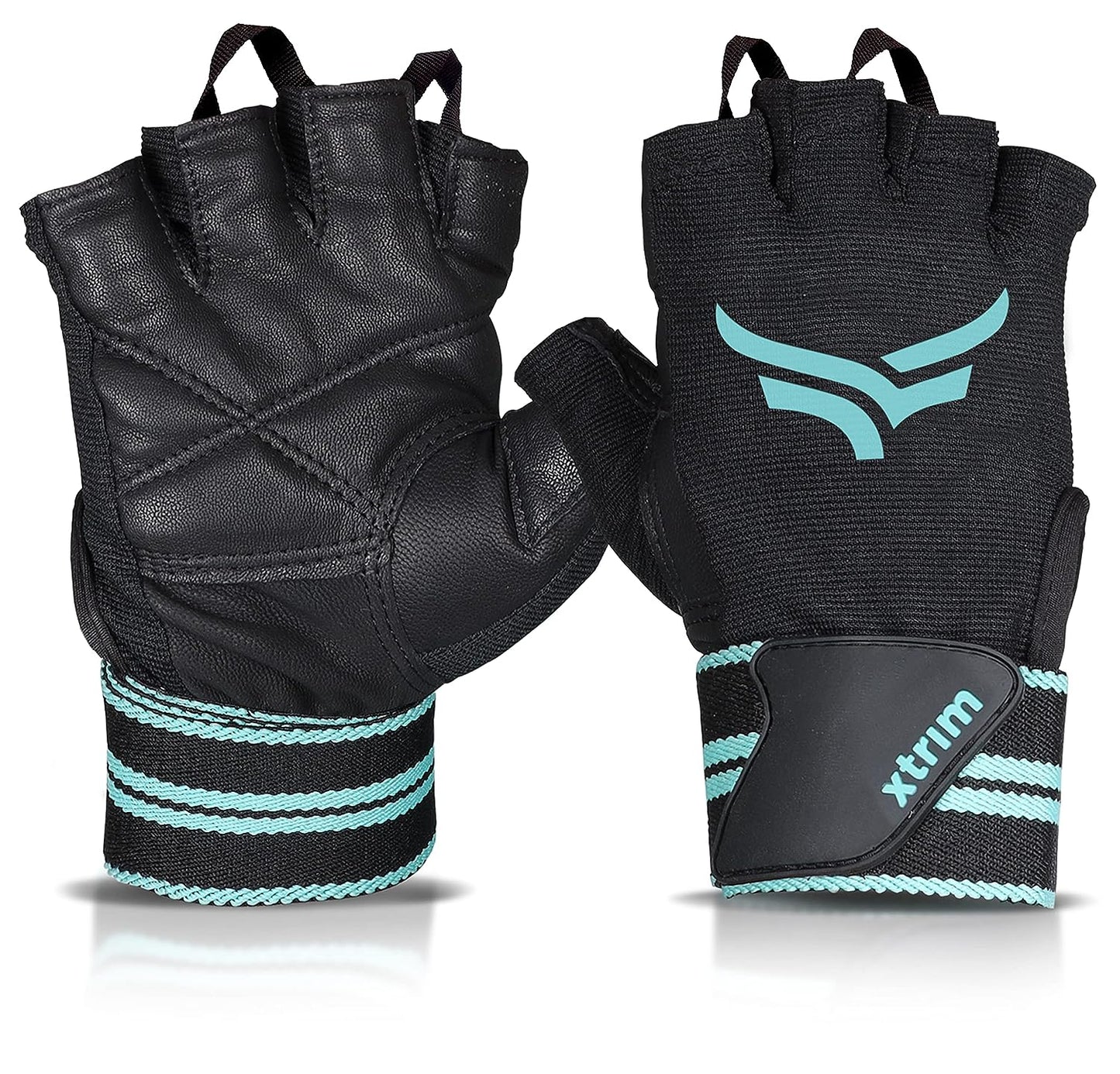 High grade leather Gym Gloves for Men & Women with Wrist Support